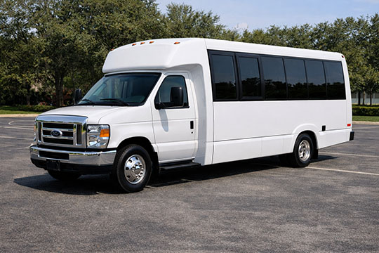 18-passenger minibus available for charter in Charleston, WV