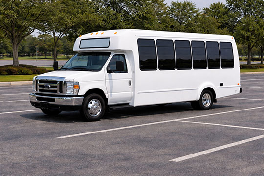 20-passenger minibus available for charter in Charleston, WV