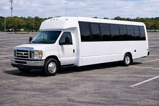 25-passenger minibus available for charter in Charleston, WV